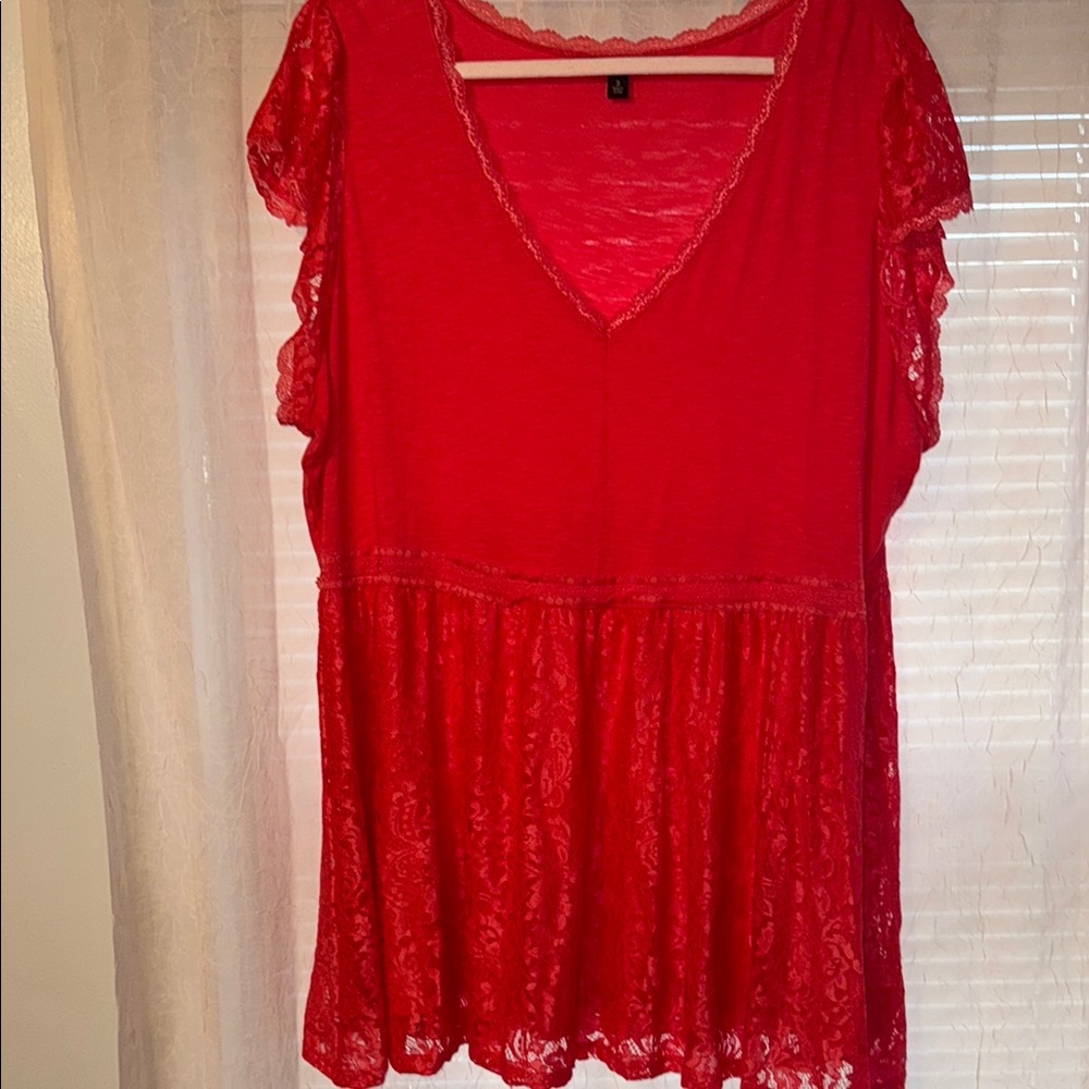 Lace Babydoll Top